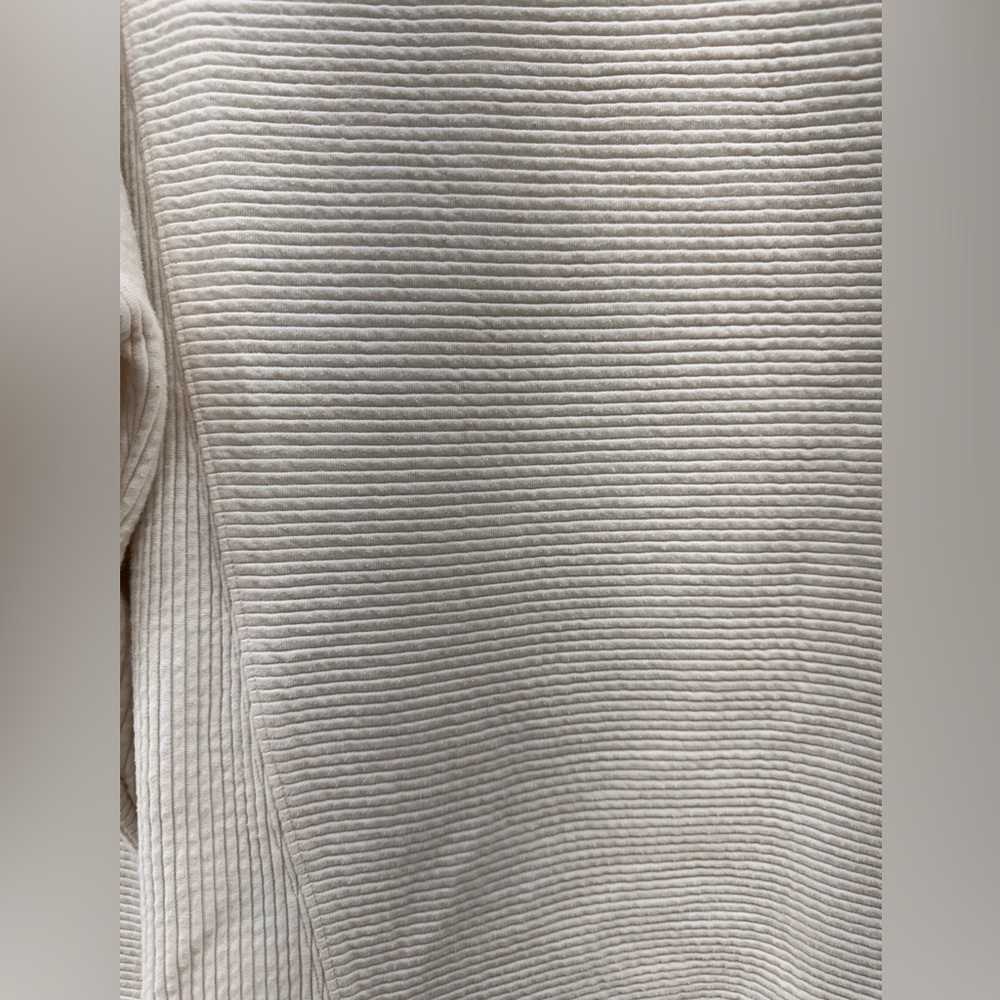 Maeve by Anthropologie Ribbed White Top - Picture 2 of 4